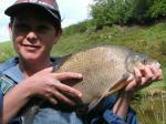 Jenny Scott catches 3lb 8oz Bream at Newbarn Lilly Pond 27 May 2012