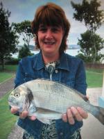 Gilthead Bream 2-8-5 new Ladies shore record